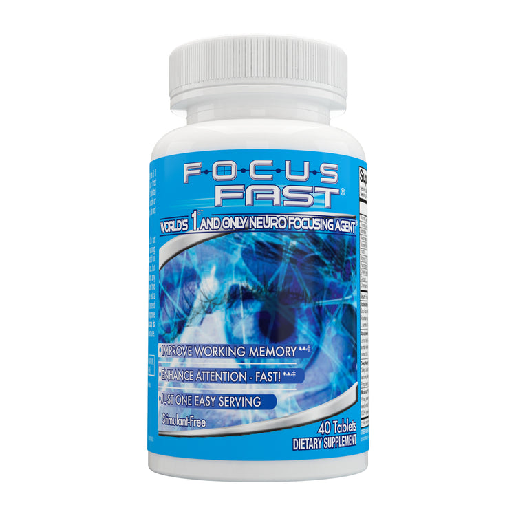 Focus Fast bottle, 40 tablets