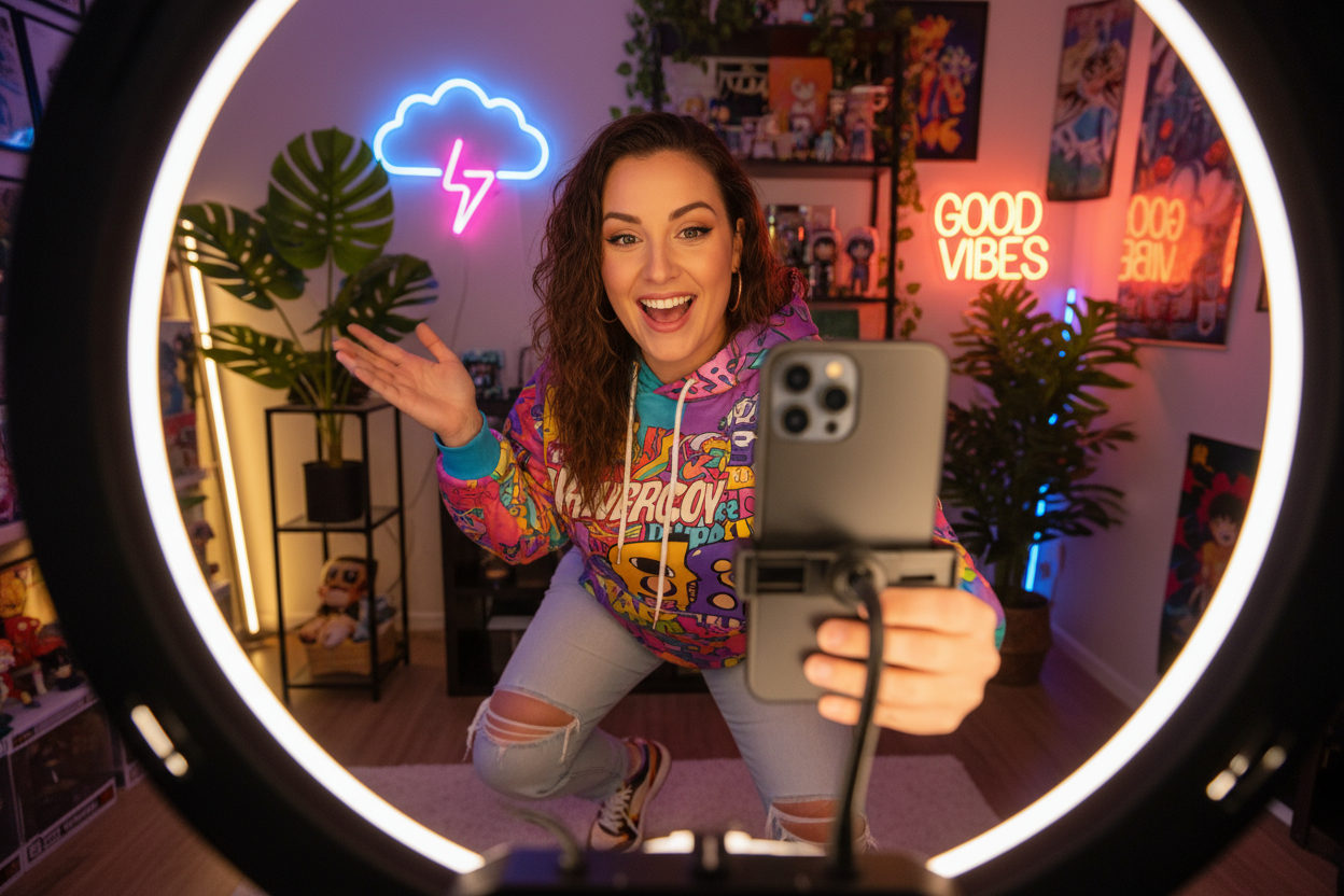 live streamer on tiktok